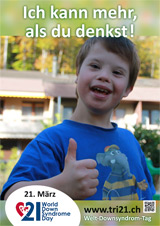 Poster zum Welt Down-Syndrom Tag 2013