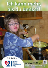 Poster zum Welt Down-Syndrom Tag 2013