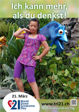 Poster zum Welt Down-Syndrom Tag 2013