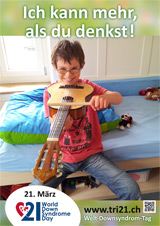 Poster zum Welt Down-Syndrom Tag 2013
