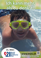 Poster zum Welt Down-Syndrom Tag 2013