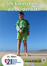 Poster zum Welt Down-Syndrom Tag 2013