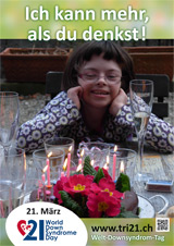 Poster zum Welt Down-Syndrom Tag 2013