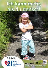 Poster zum Welt Down-Syndrom Tag 2013