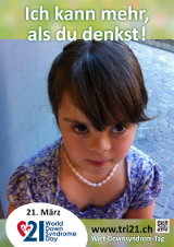 Poster zum Welt Down-Syndrom Tag 2013