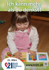 Poster zum Welt Down-Syndrom Tag 2013