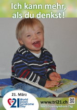 Poster zum Welt Down-Syndrom Tag 2013