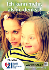 Poster zum Welt Down-Syndrom Tag 2013