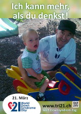 Poster zum Welt Down-Syndrom Tag 2013
