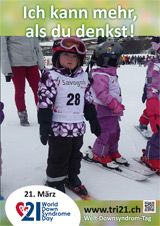 Poster zum Welt Down-Syndrom Tag 2013