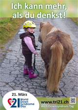 Poster zum Welt Down-Syndrom Tag 2013