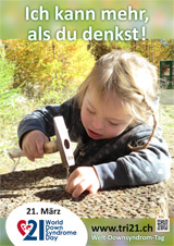 Poster zum Welt Down-Syndrom Tag 2013
