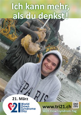 Poster zum Welt Down-Syndrom Tag 2013