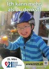 Poster zum Welt Down-Syndrom Tag 2013