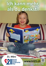 Poster zum Welt Down-Syndrom Tag 2013