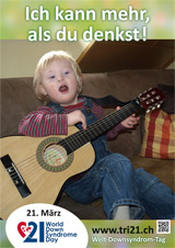 Poster zum Welt Down-Syndrom Tag 2013