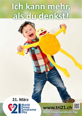 Poster zum Welt Down-Syndrom Tag 2013