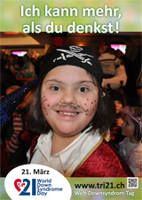 Poster zum Welt Down-Syndrom Tag 2013
