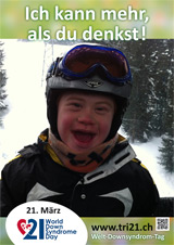 Poster zum Welt Down-Syndrom Tag 2013