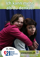 Poster zum Welt Down-Syndrom Tag 2013