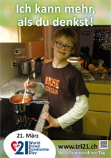 Poster zum Welt Down-Syndrom Tag 2013