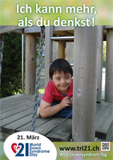 Poster zum Welt Down-Syndrom Tag 2013