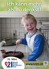 Poster zum Welt Down-Syndrom Tag 2013