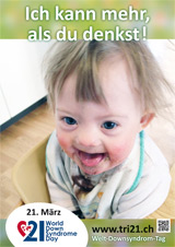 Poster zum Welt Down-Syndrom Tag 2013