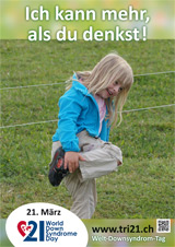 Poster zum Welt Down-Syndrom Tag 2013