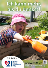 Poster zum Welt Down-Syndrom Tag 2013