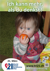 Poster zum Welt Down-Syndrom Tag 2013