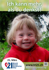 Poster zum Welt Down-Syndrom Tag 2013