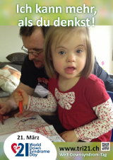 Poster zum Welt Down-Syndrom Tag 2013