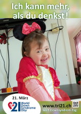 Poster zum Welt Down-Syndrom Tag 2013