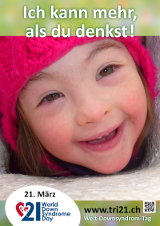 Poster zum Welt Down-Syndrom Tag 2013