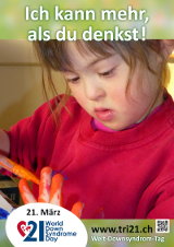 Poster zum Welt Down-Syndrom Tag 2013