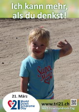 Poster zum Welt Down-Syndrom Tag 2013