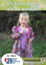 Poster zum Welt Down-Syndrom Tag 2013