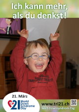 Poster zum Welt Down-Syndrom Tag 2013
