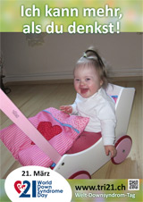 Poster zum Welt Down-Syndrom Tag 2013