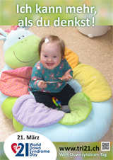 Poster zum Welt Down-Syndrom Tag 2013