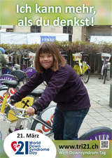 Poster zum Welt Down-Syndrom Tag 2013