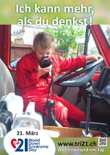 Poster zum Welt Down-Syndrom Tag 2013