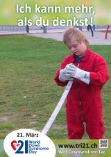 Poster zum Welt Down-Syndrom Tag 2013