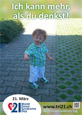 Poster zum Welt Down-Syndrom Tag 2013