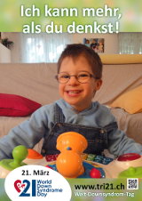Poster zum Welt Down-Syndrom Tag 2013