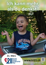 Poster zum Welt Down-Syndrom Tag 2013
