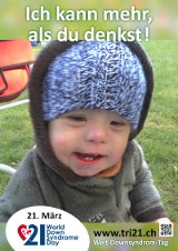 Poster zum Welt Down-Syndrom Tag 2013