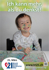 Poster zum Welt Down-Syndrom Tag 2013