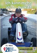 Poster zum Welt Down-Syndrom Tag 2013